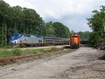 Amtrak P066 passing Army/CSX interchange